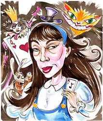 Unsuk Chin-ルイスキャロルアリスの似顔絵、2007年のオペラ「不思議の国のアリス」を参考に